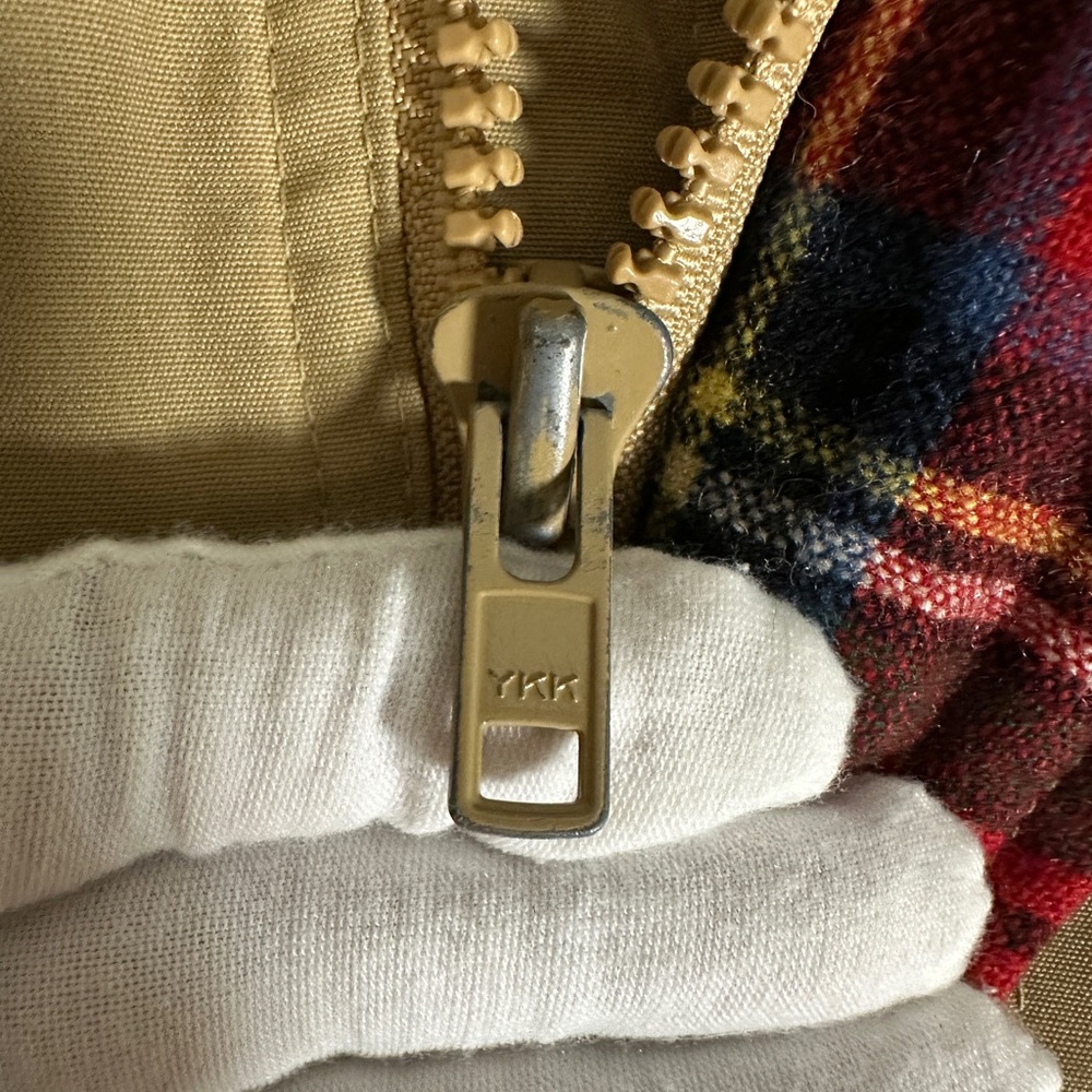EMS Eastern Mountain Sport Wool Lined Hooded Parka Tan Men’s L Vintage - Picture 7 of 13